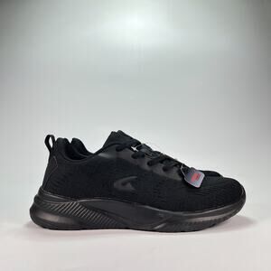 GEERS Wide Width Black Casual Lifestyle Sneakers Walking Shoes 21089W Mens Sz 10